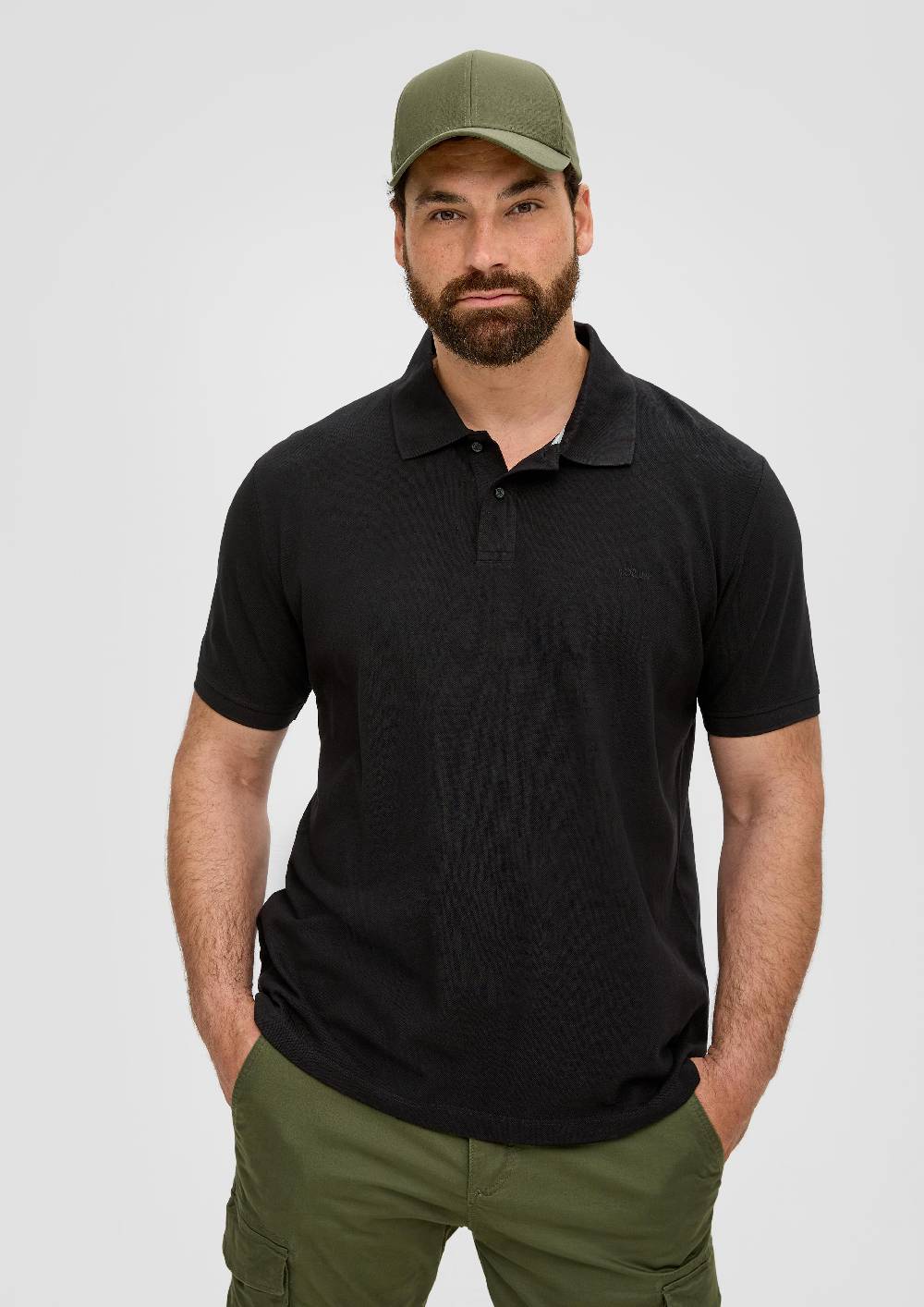 s.Oliver Poloshirt aus Baumwollpiqué Vatertagsangebot