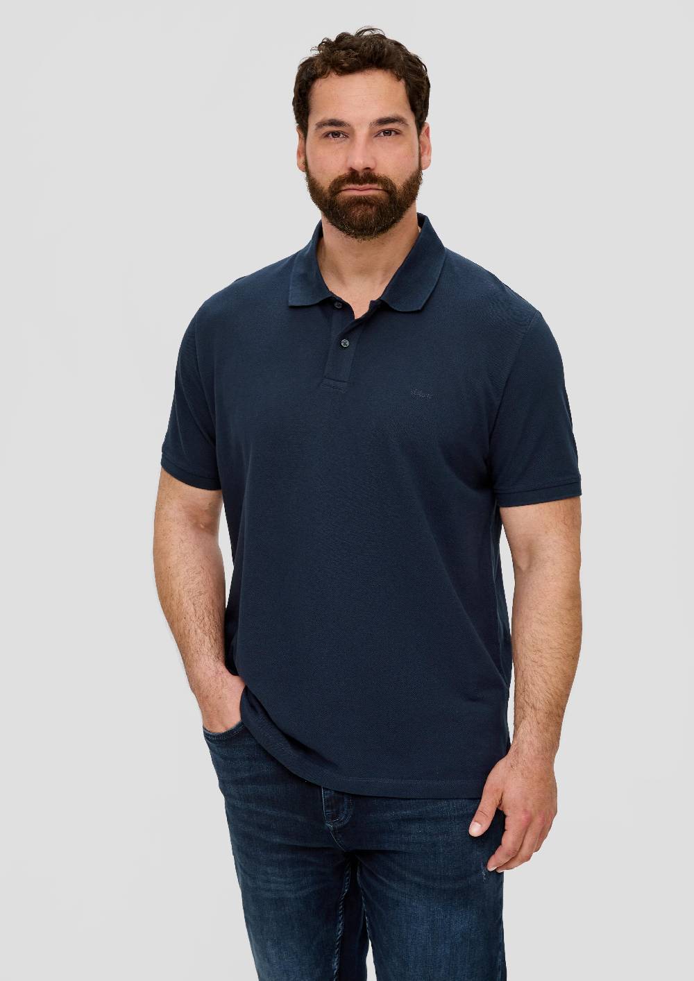 s.Oliver Poloshirt aus Baumwollpiqué Valentinstagsangebot