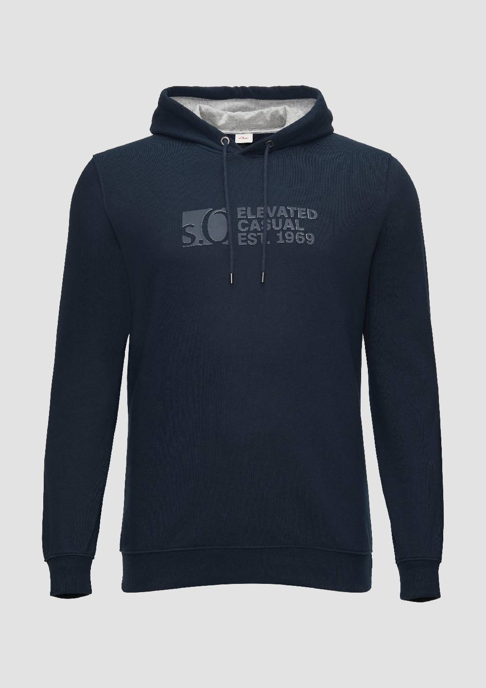 s.Oliver Kapuzen-Sweatshirt mit Logo-Print Jubiläumsangebot