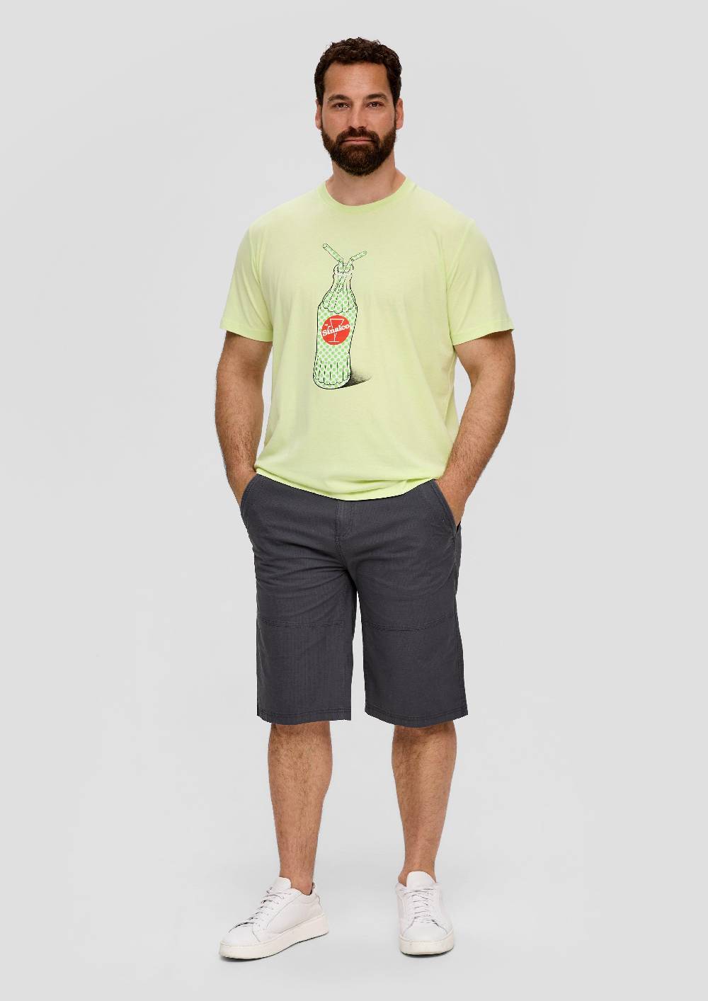 s.Oliver Jersey-T-Shirt mit Sinalco®-Print Lagerräumung