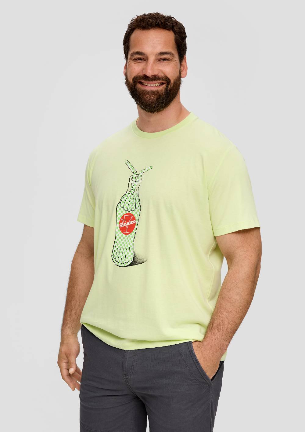 s.Oliver Jersey-T-Shirt mit Sinalco®-Print Lagerräumung