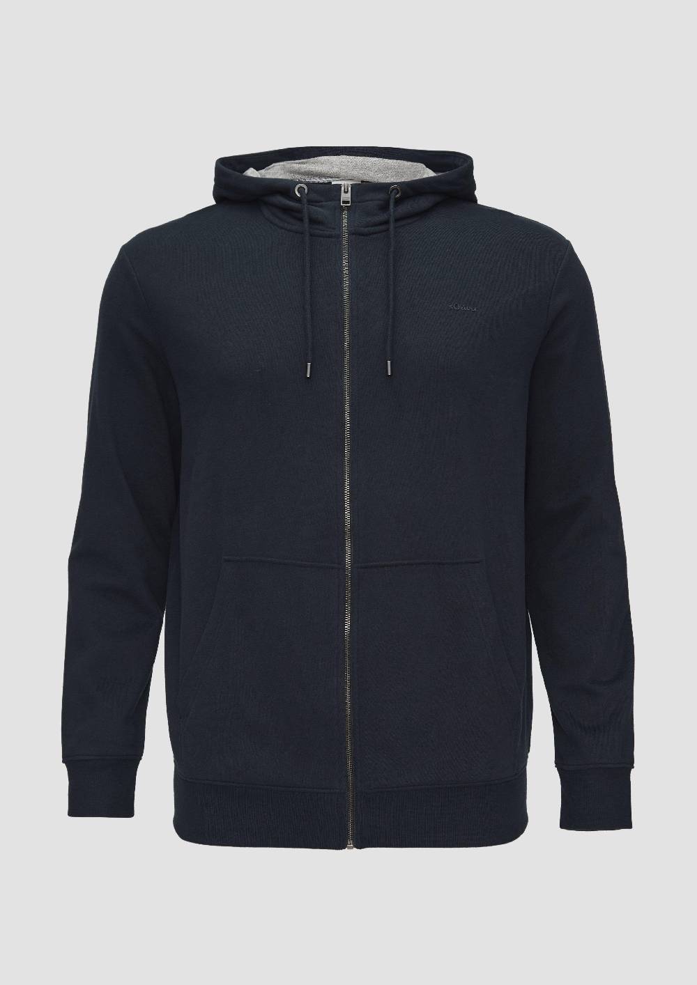 s.Oliver Sweatshirt-Jacke mit Kapuze und Logo Top Angebot