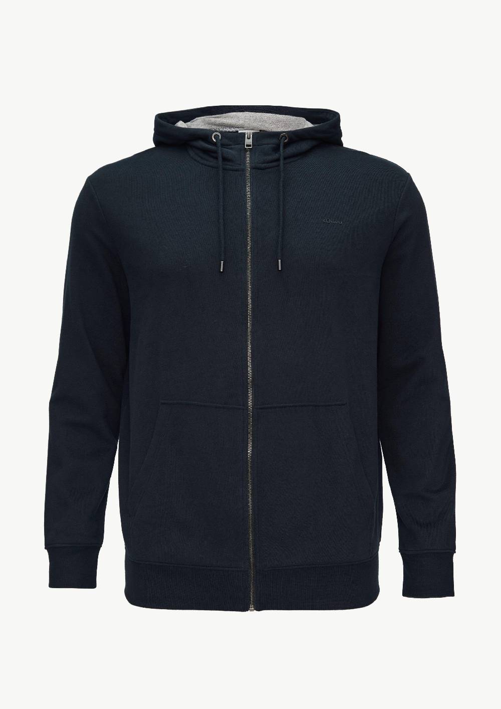 s.Oliver Sweatshirt-Jacke mit Kapuze und Logo Top Angebot