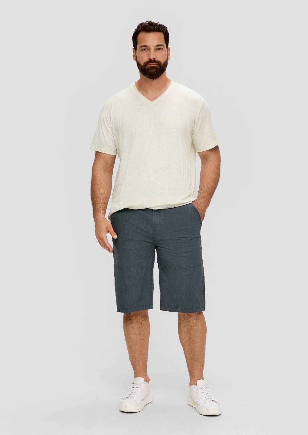 s.Oliver Bermuda-Hose aus Baumwollstretch im Relaxed Fit Große Rabatte