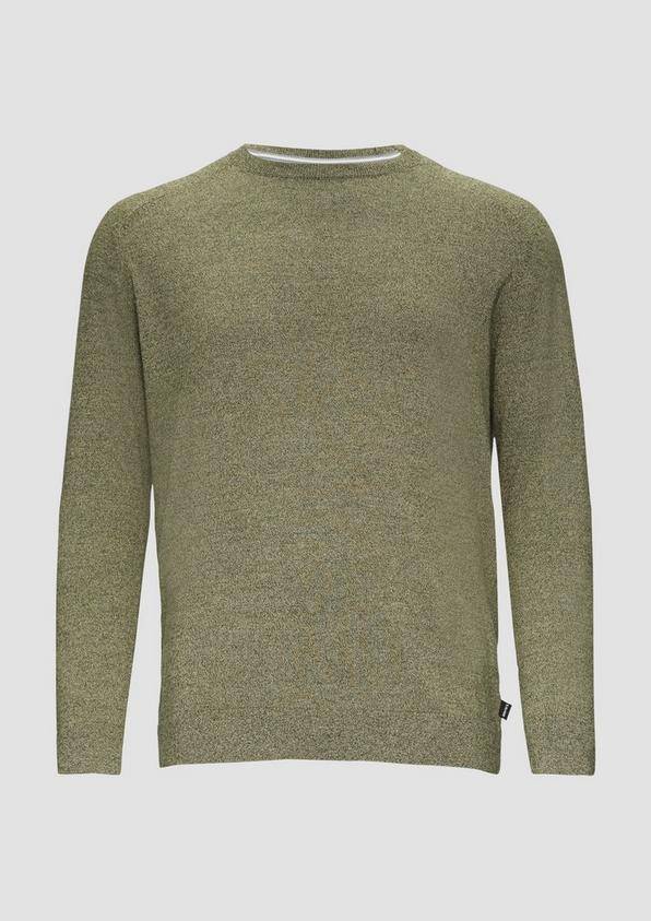 s.Oliver Strickpullover mit Rippbündchen Sonderangebot der Fabrik