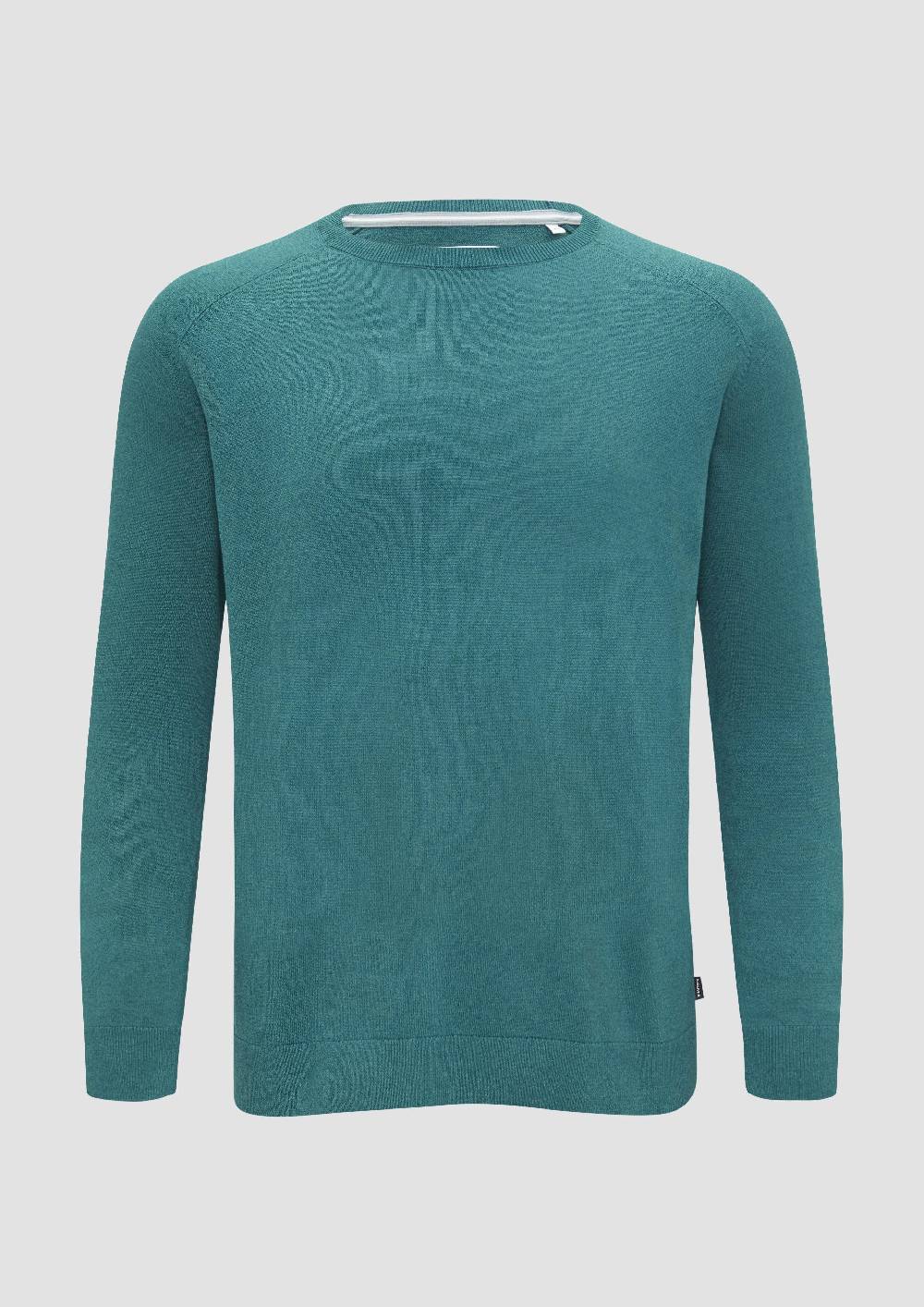 s.Oliver Strickpullover mit Rippbündchen Vierteljährliche Förderung