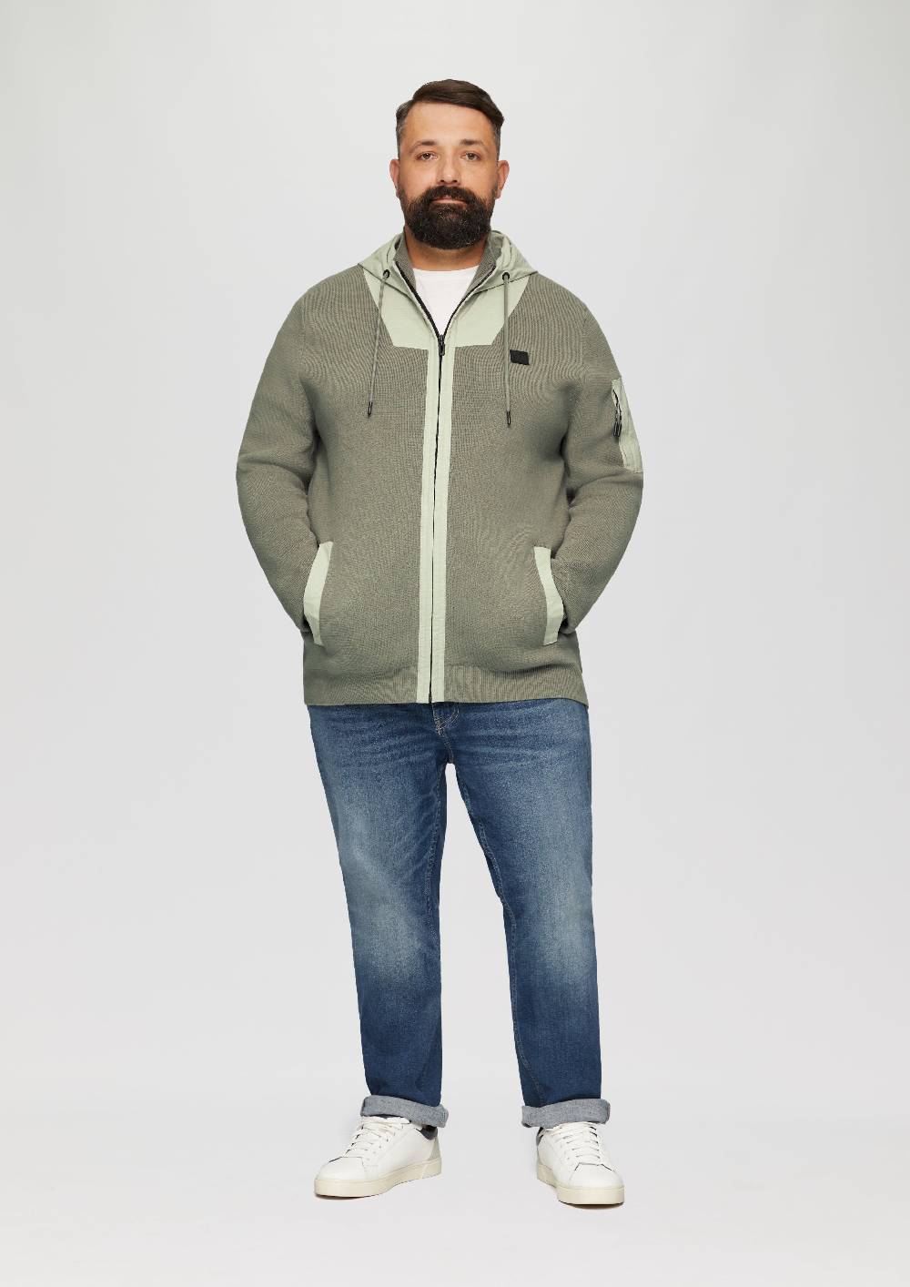 s.Oliver Cardigan mit Ärmeltasche Super Rabatt