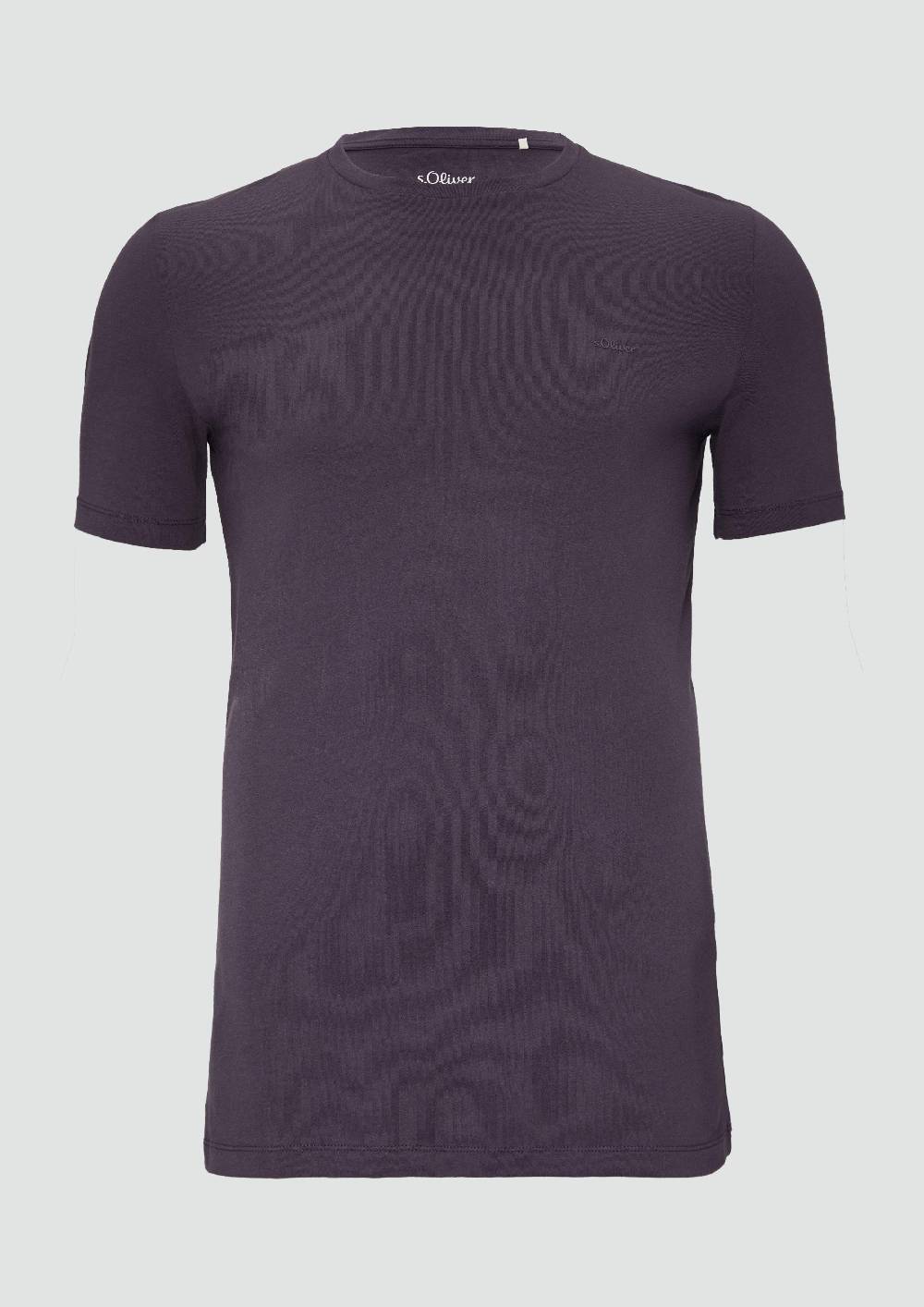 s.Oliver T-Shirt aus reiner Baumwolle Speichern exportieren