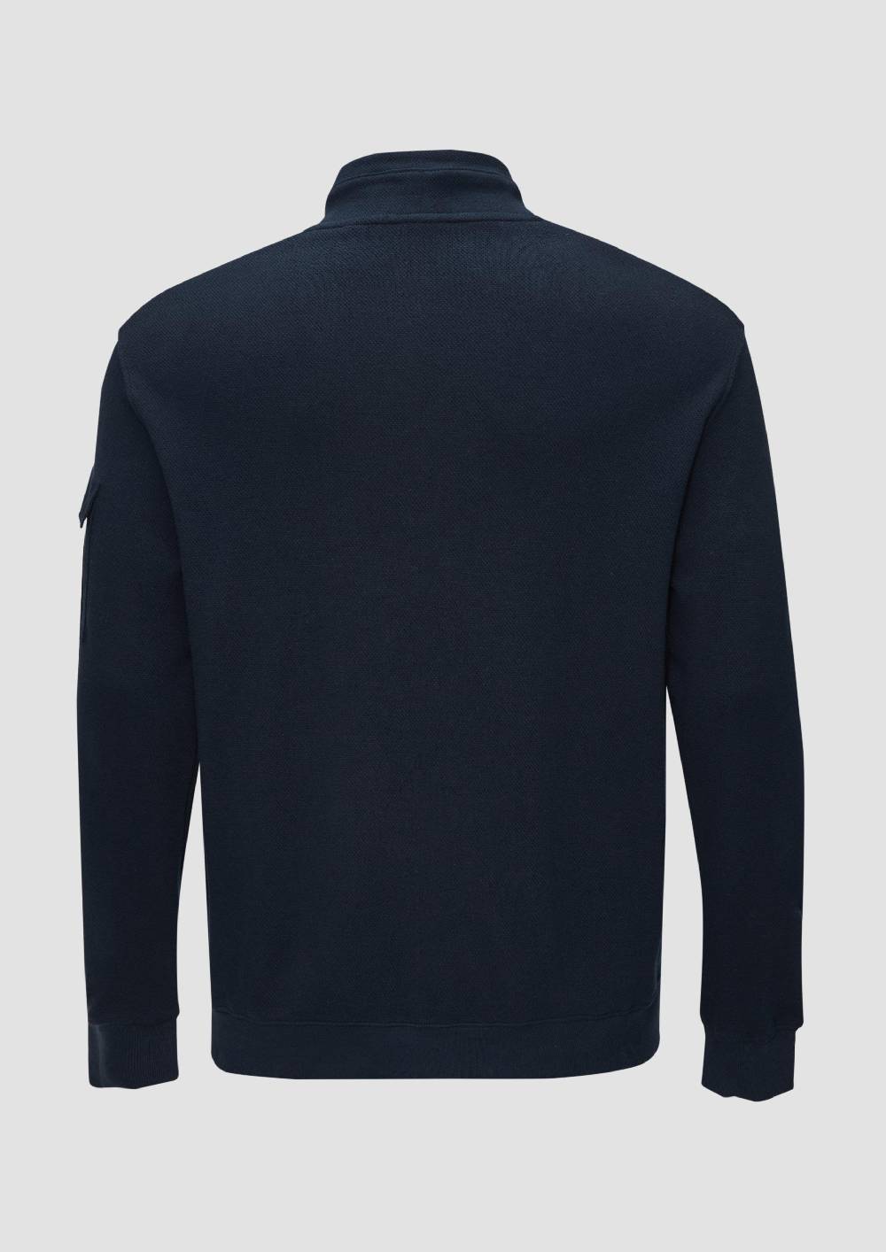 s.Oliver Sweatshirt mit Kängurutasche und Stehkragen Online