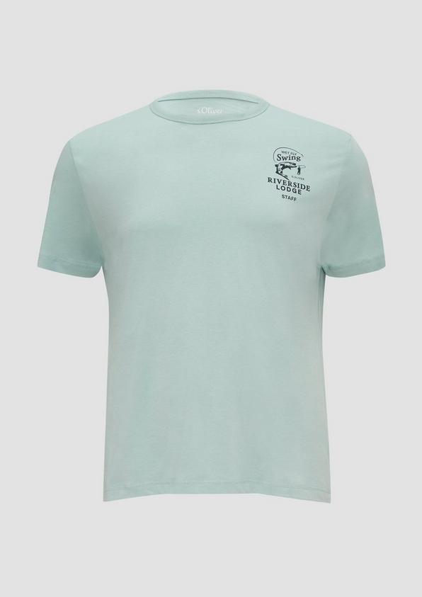 s.Oliver Baumwollshirt mit Frontprint Verkauf