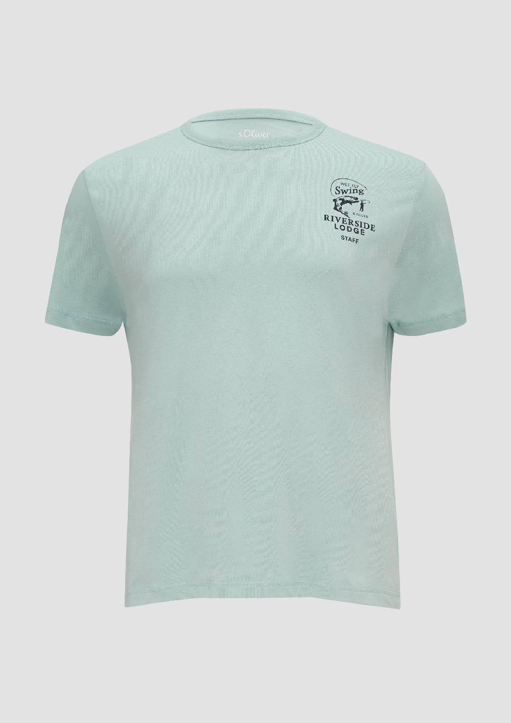 s.Oliver Baumwollshirt mit Frontprint Verkauf