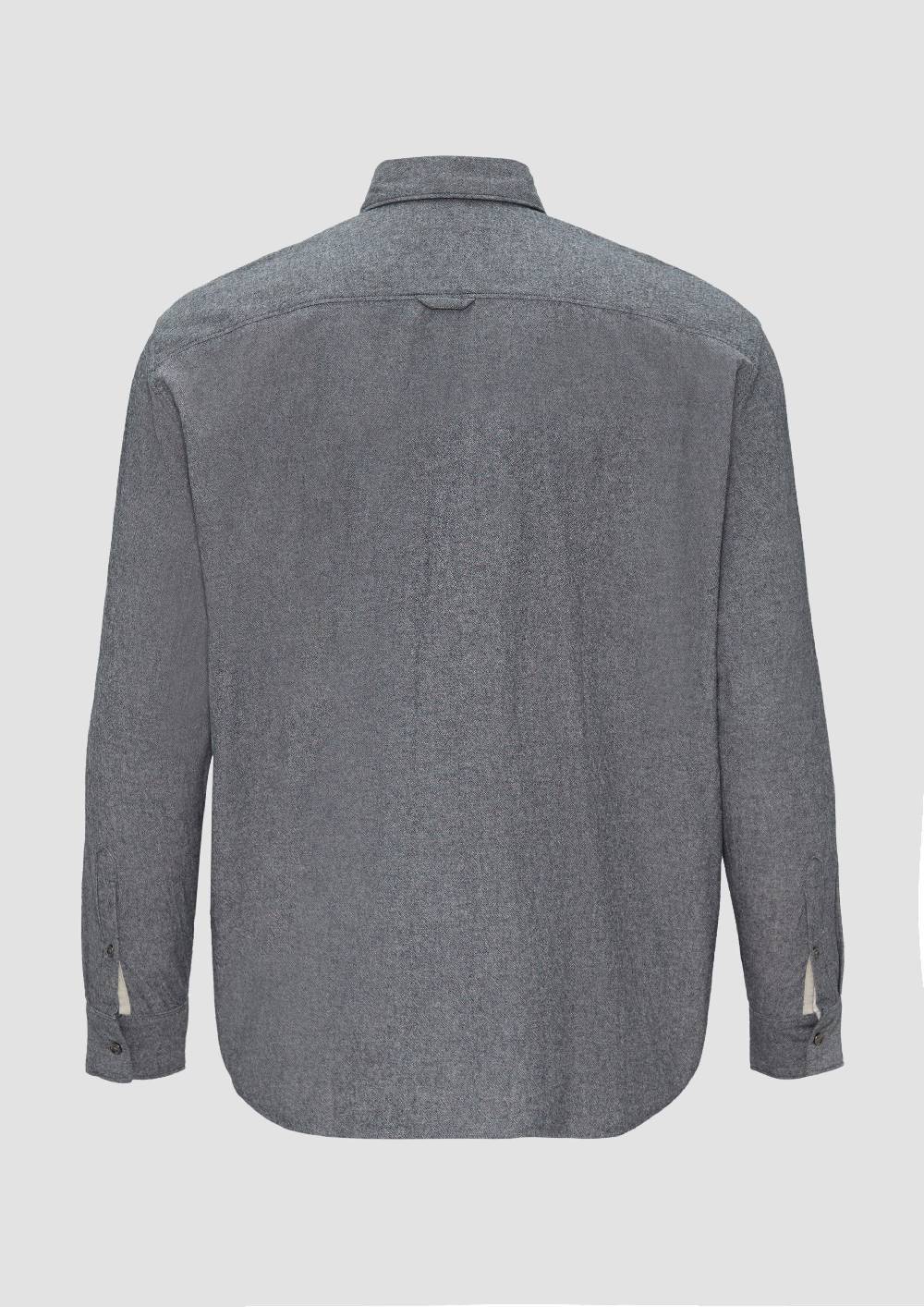 s.Oliver Regular Fit: Strukturiertes Hemd mit Button-Down-Kragen im Angebot