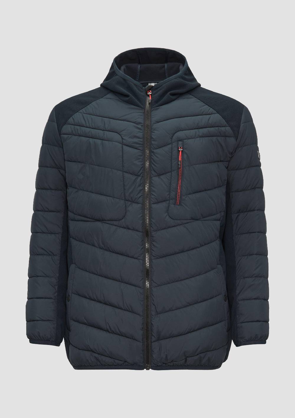 s.Oliver Pufferjacke aus Softshell mit Kontrast-Details Begrenztes Angebot