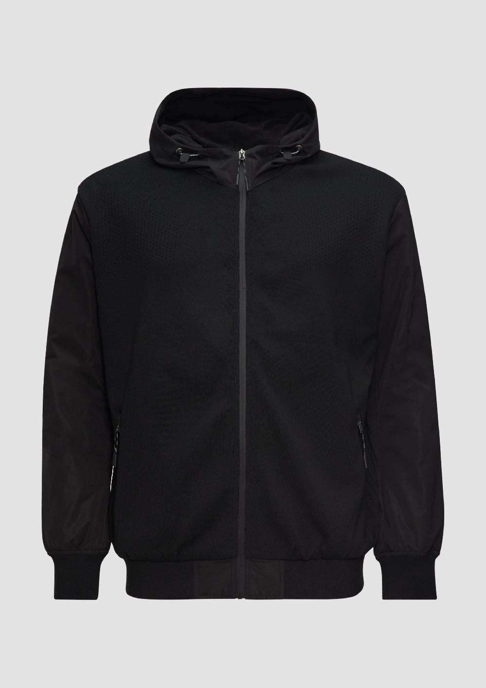 s.Oliver Hybrid-Jacke mit Strickelementen Saisonschlussverkauf