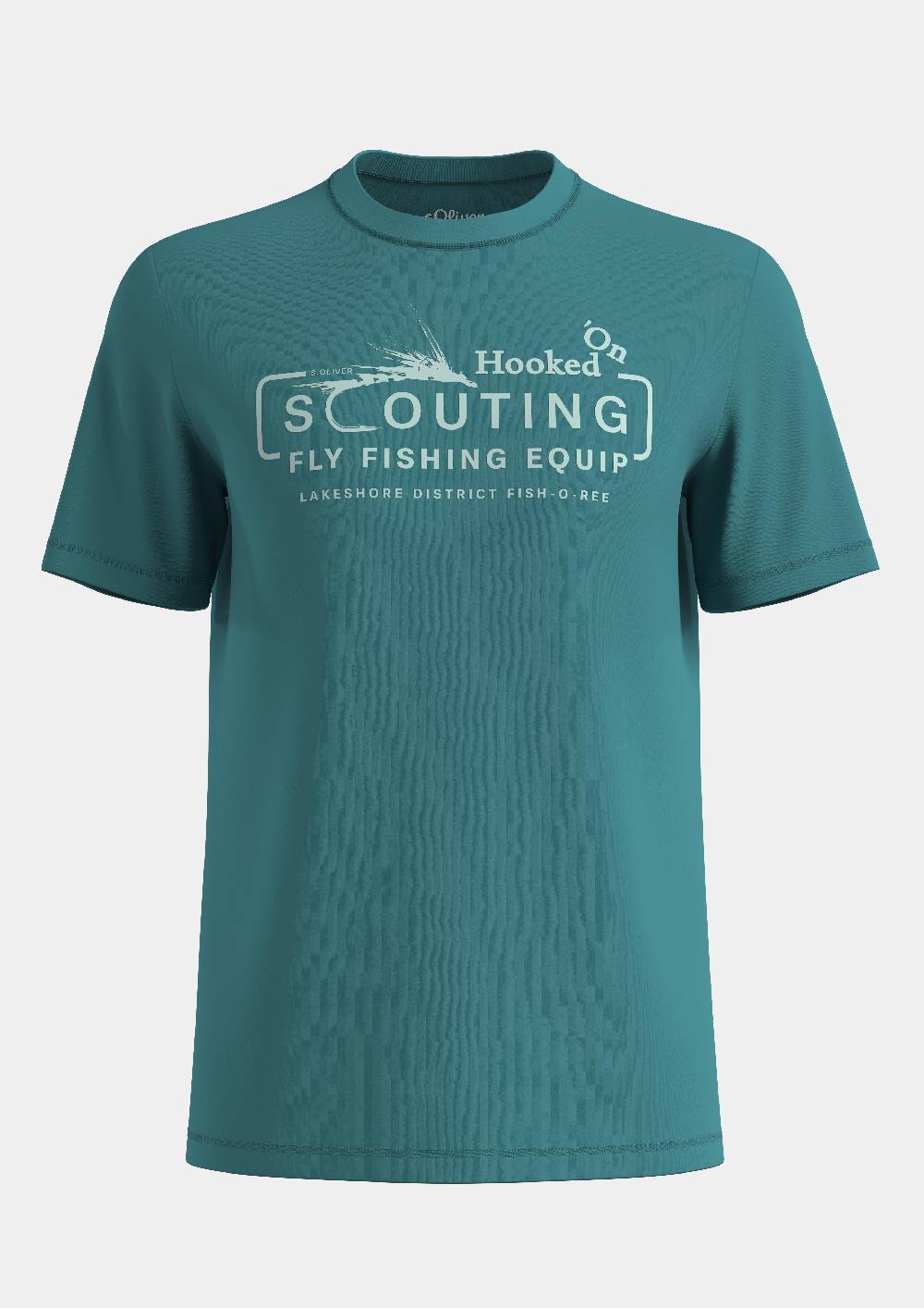 s.Oliver Baumwollshirt mit Frontprint Weihnachtsangebot