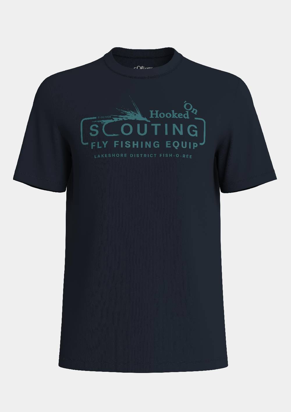 s.Oliver Baumwollshirt mit Frontprint Osterangebot