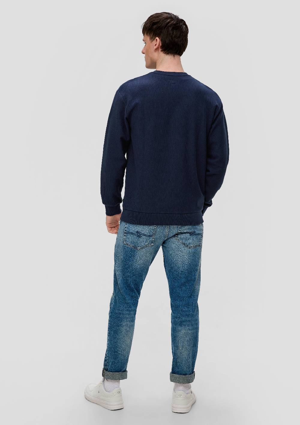 s.Oliver Sweatshirt mit Rippstruktur Lagerräumung