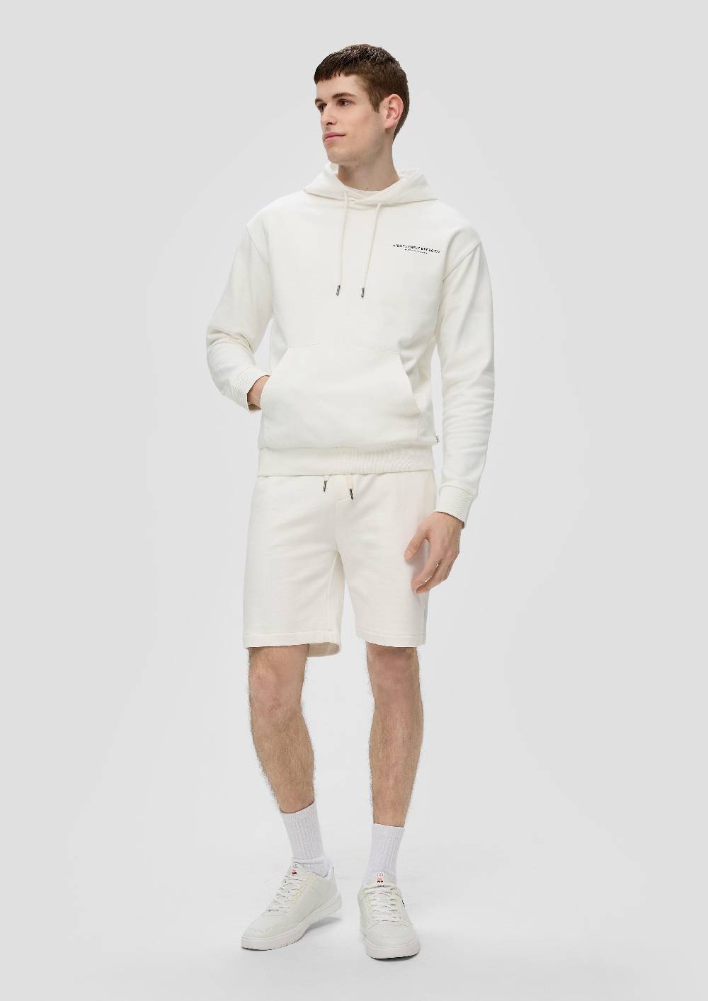 s.Oliver Sweatshirt mit Brust- und Rückenprint Online Outlet