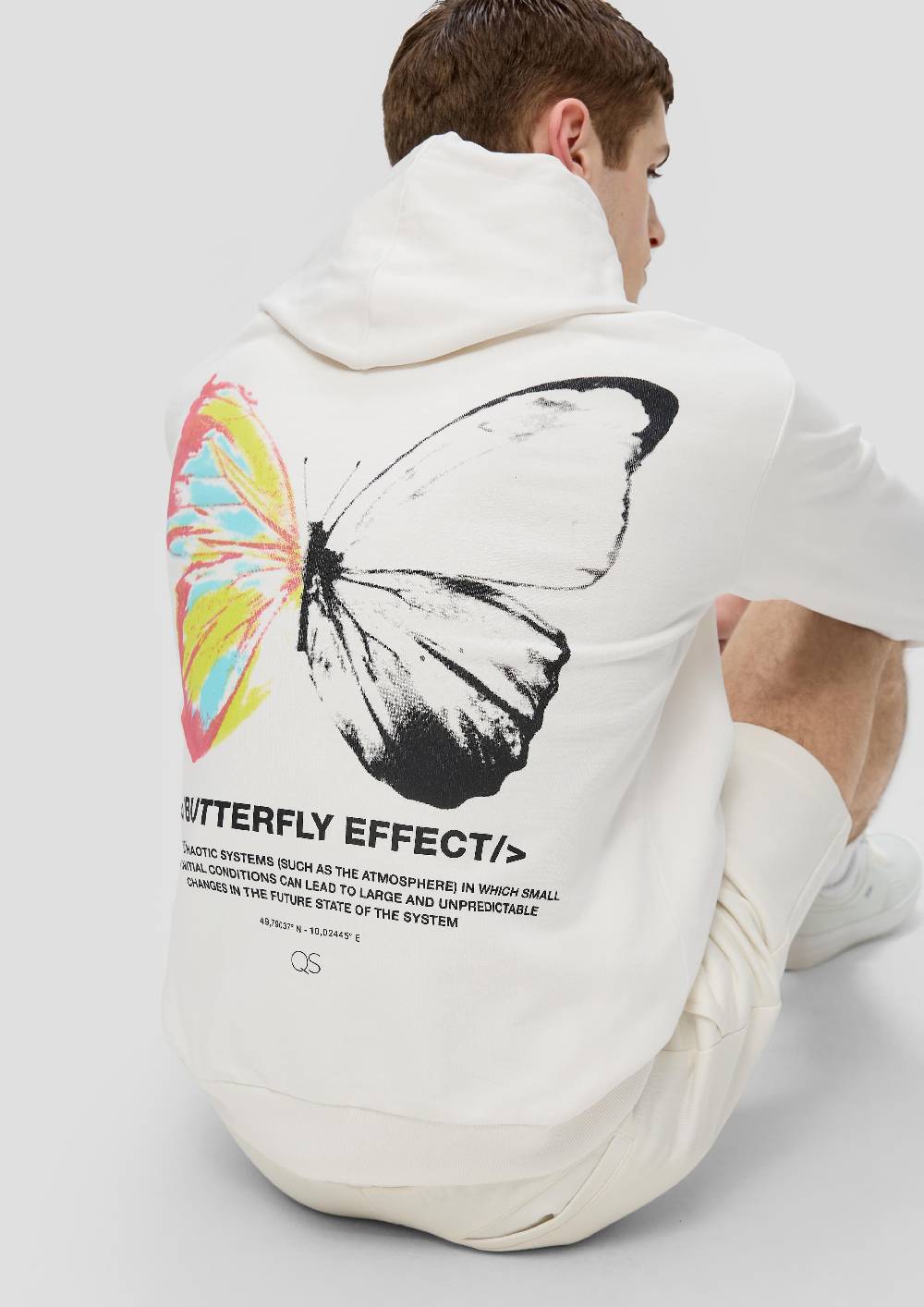 s.Oliver Sweatshirt mit Brust- und Rückenprint Online Outlet
