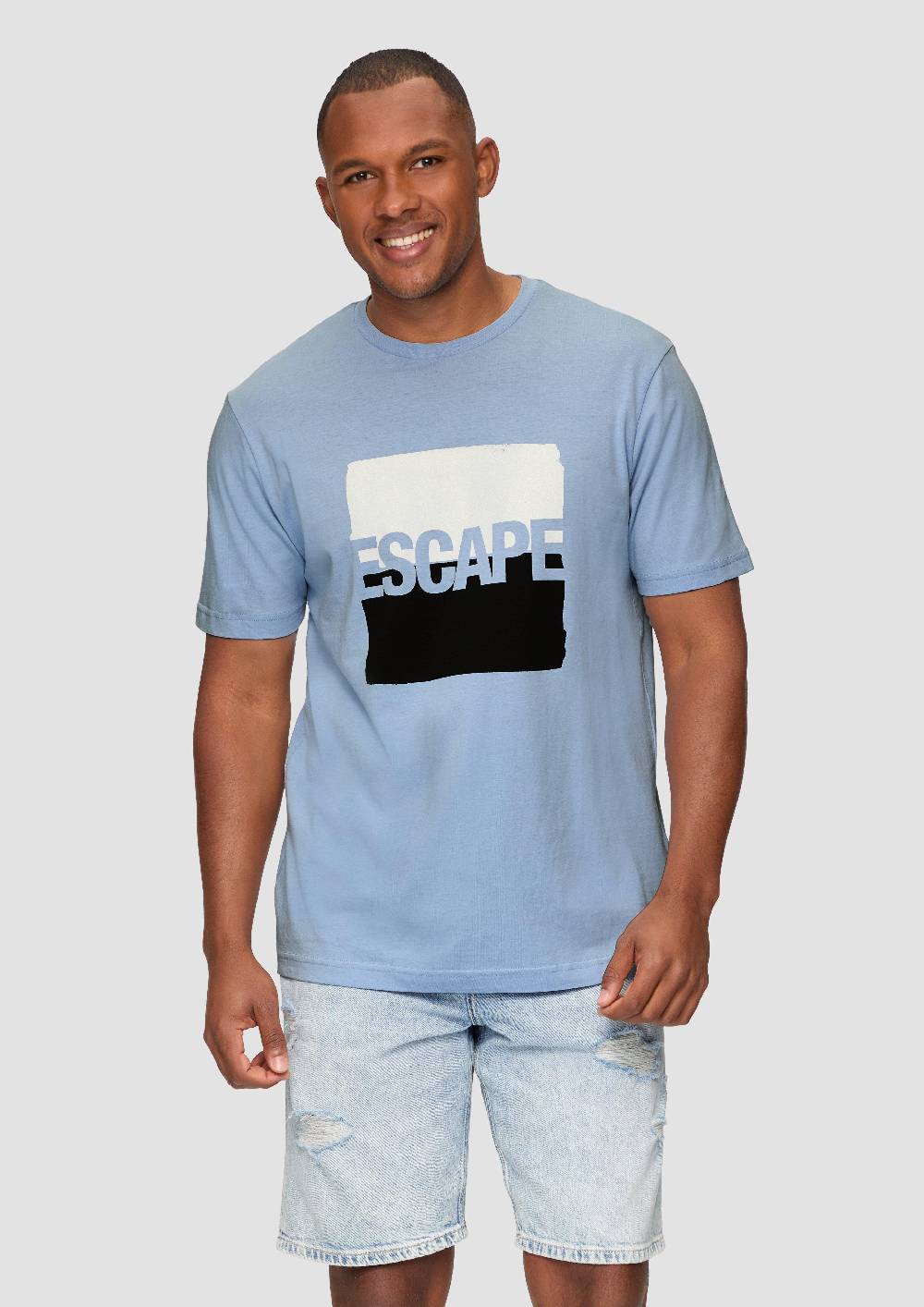 s.Oliver T-Shirt aus Jersey mit Frontprint Große Rabatte