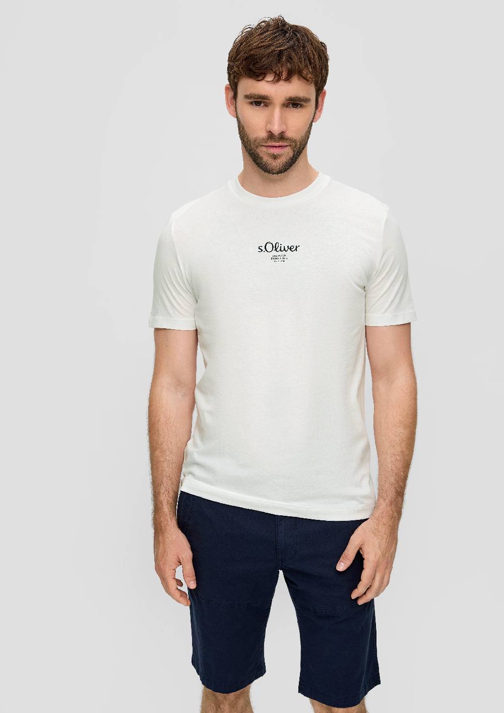 s.Oliver T-Shirt mit Logo-Print Tägliche Deals