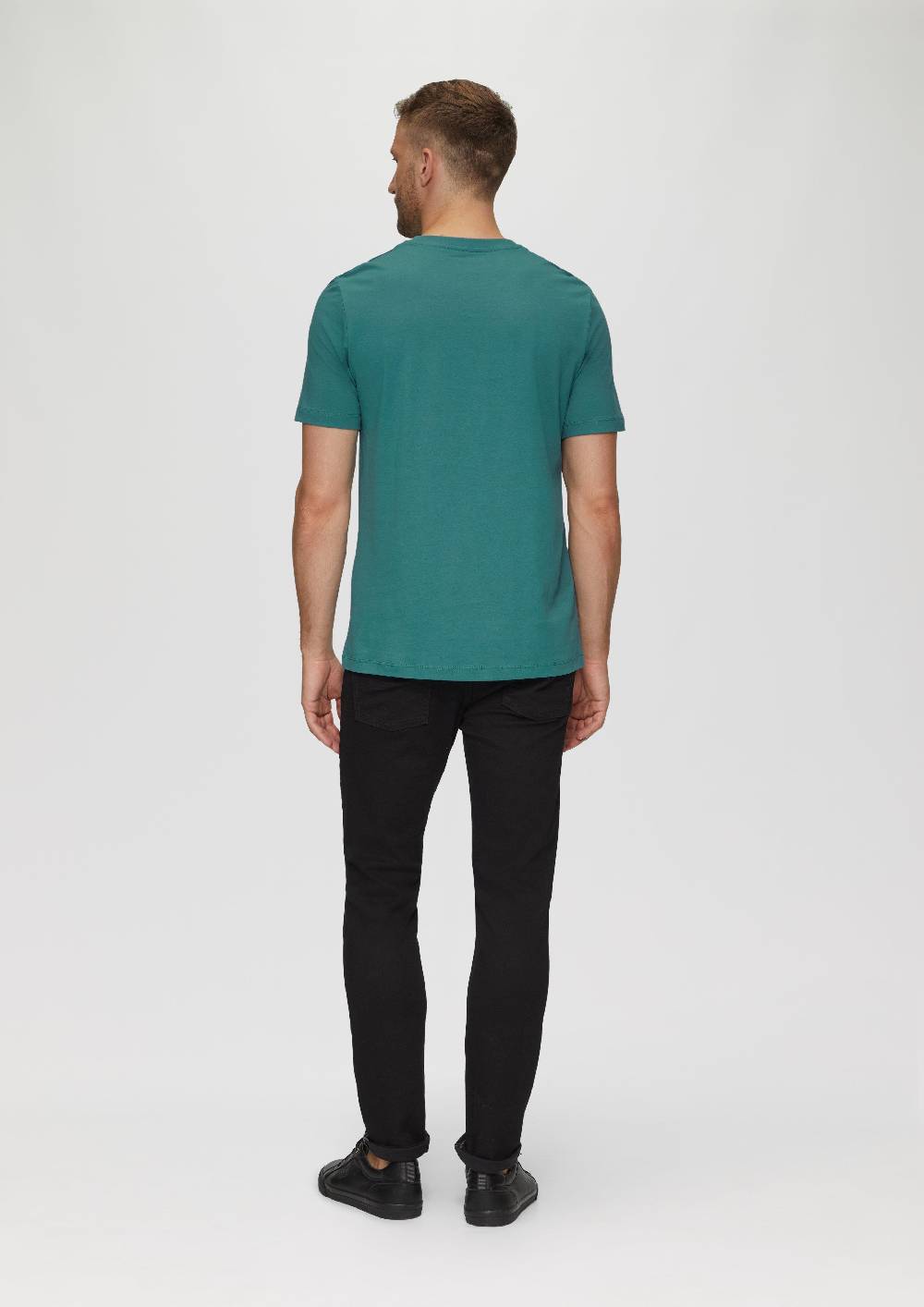 s.Oliver T-Shirt mit Logo-Motiven aus reiner Baumwolle Begrenzte Freigabe