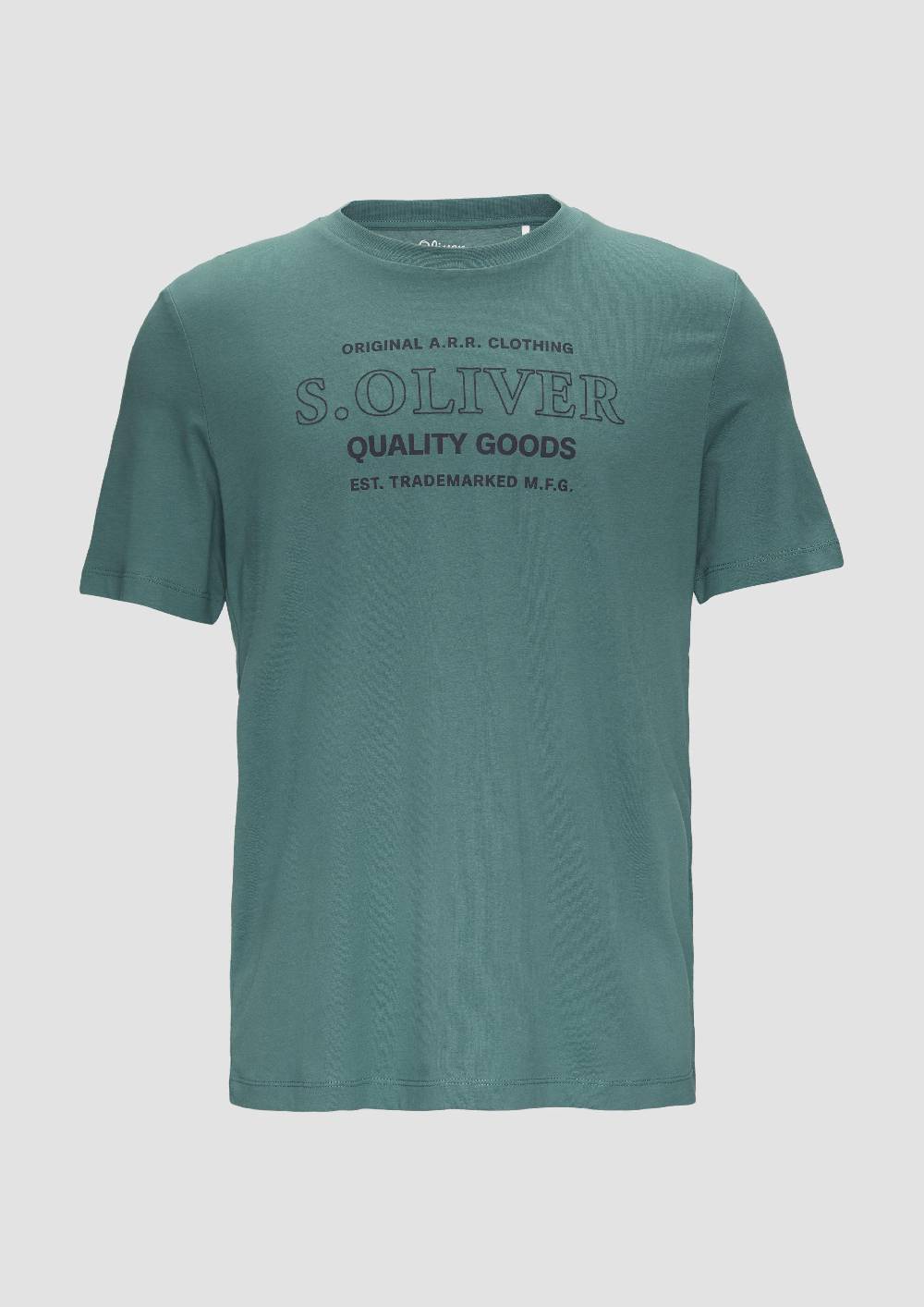 s.Oliver T-Shirt mit Logo-Motiven aus reiner Baumwolle Begrenzte Freigabe