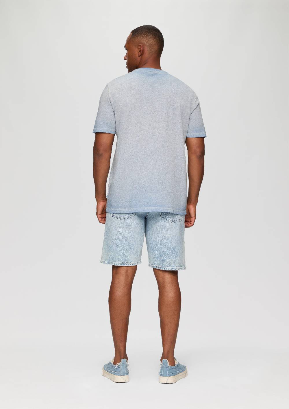 s.Oliver T-Shirt aus Baumwollmix mit Wascheffekt Letzter Tag