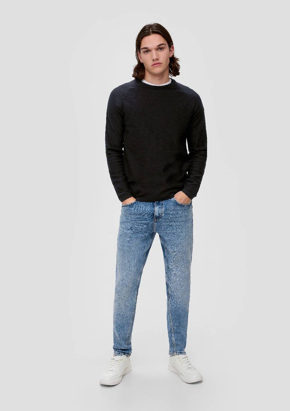 s.Oliver Feinstrickpullover im Slim Fit Zeitbegrenzte Promotion