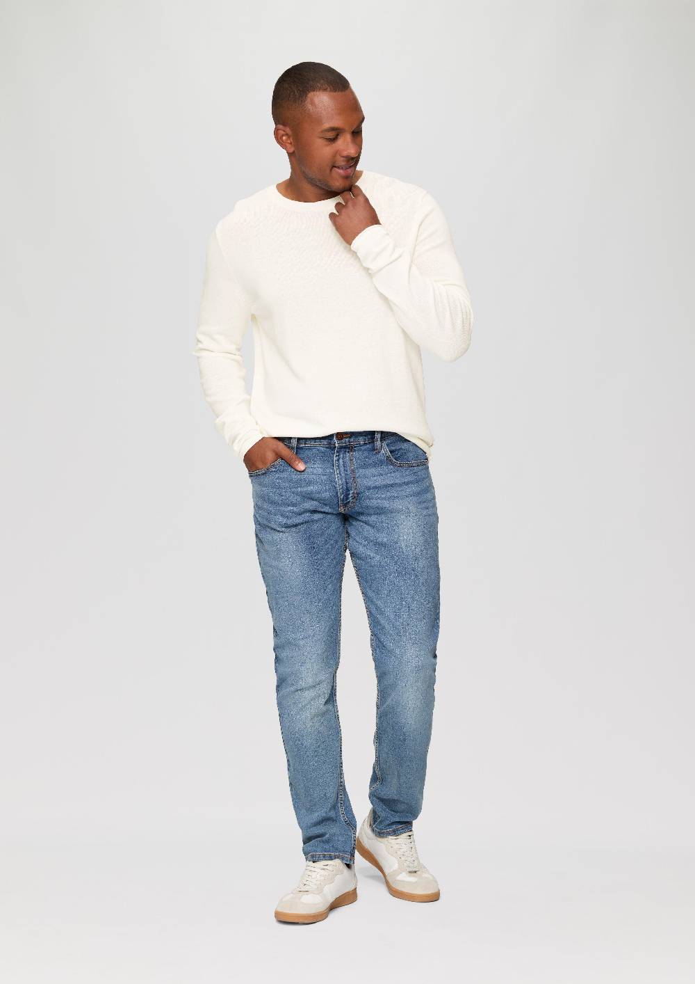 s.Oliver Strickpullover mit Rollsaum und Wascheffekt Bis zu 60% Rabatt
