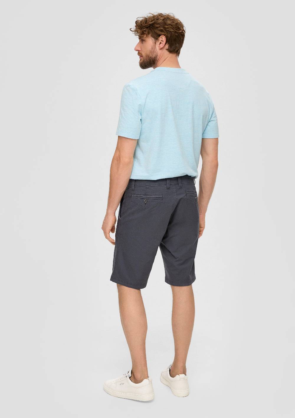 s.Oliver Chino-Shorts aus Baumwollstretch mit Straight Leg Bis zu 65% Rabatt