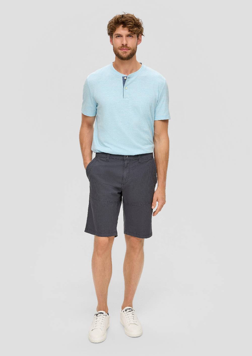 s.Oliver Chino-Shorts aus Baumwollstretch mit Straight Leg Bis zu 65% Rabatt