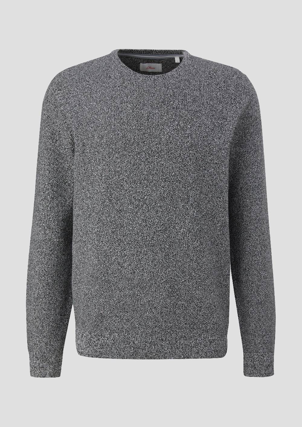 s.Oliver Feinstrickpullover mit Crew Neck Super Rabatt
