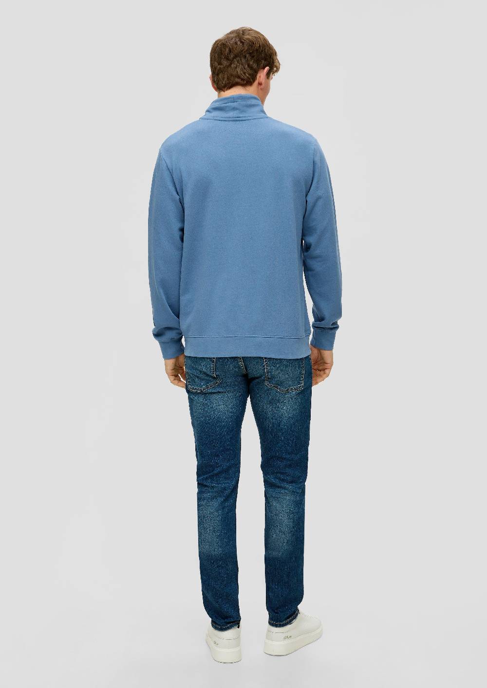 s.Oliver Sweatshirt mit Logo-Print Riesige Rabatte