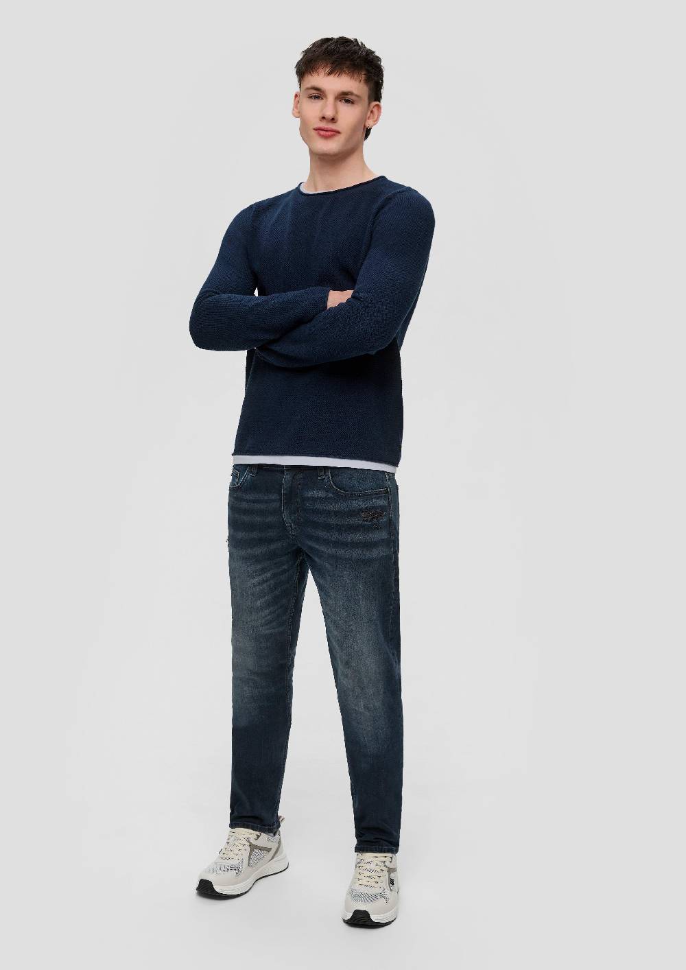 s.Oliver Strickpullover in Layering-Optik Speichern exportieren