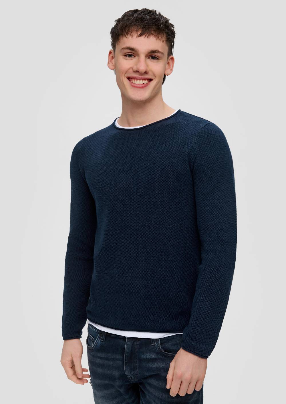 s.Oliver Strickpullover in Layering-Optik Speichern exportieren