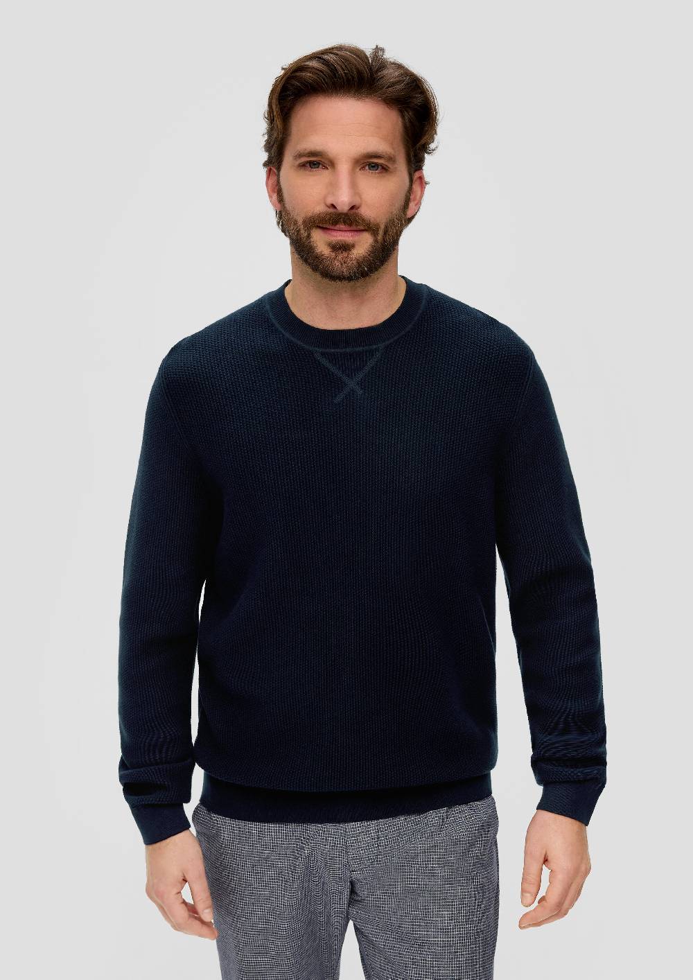 s.Oliver Strickpullover mit Rippelementen Rabatte dieses Monats