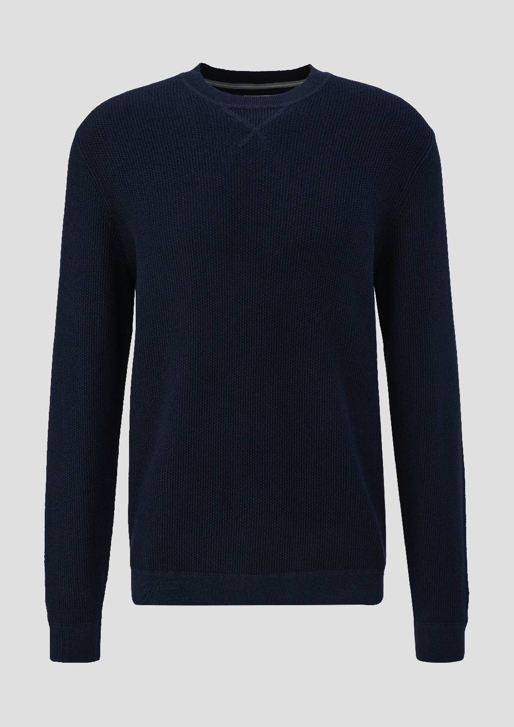 s.Oliver Strickpullover mit Rippelementen Rabatte dieses Monats