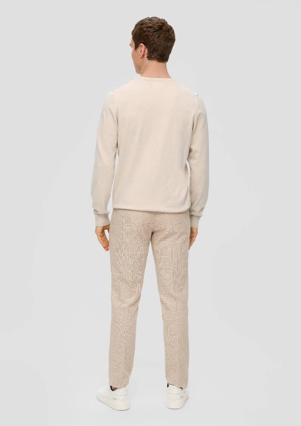 s.Oliver Strickpullover aus Seide mit Crew Neck Outlet