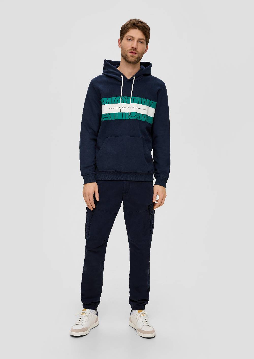 s.Oliver Kapuzenpullover mit Labelprint Fabrikverkauf