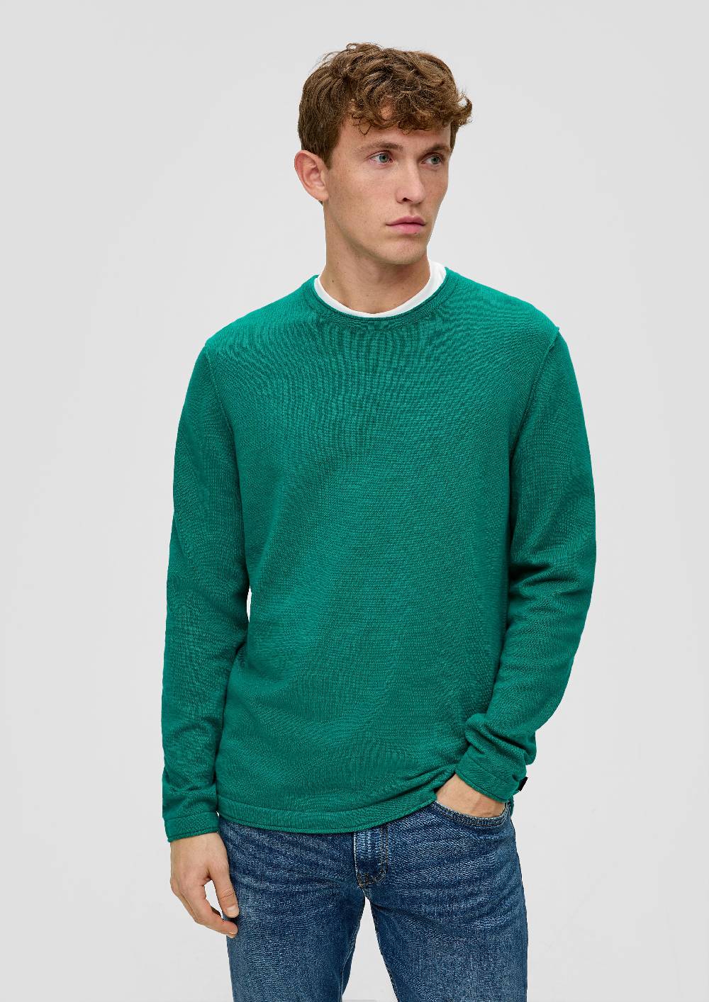 s.Oliver Strickpullover mit Rollkante Limitierter Zeitrabatt