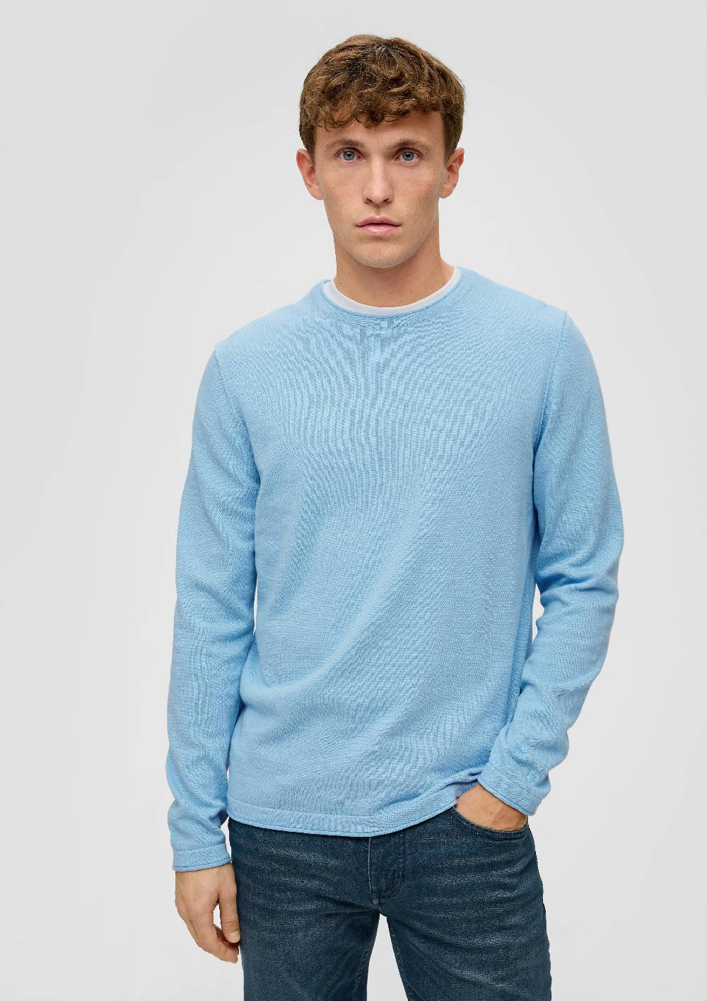 s.Oliver Strickpullover mit Rollkante Fabrik Onlineshop
