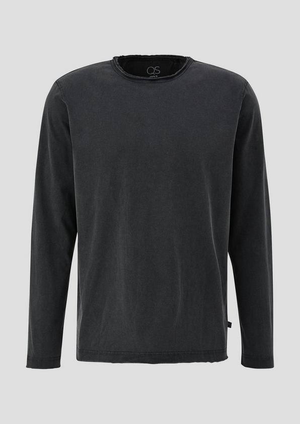 s.Oliver Longsleeve mit Rollsäumen
