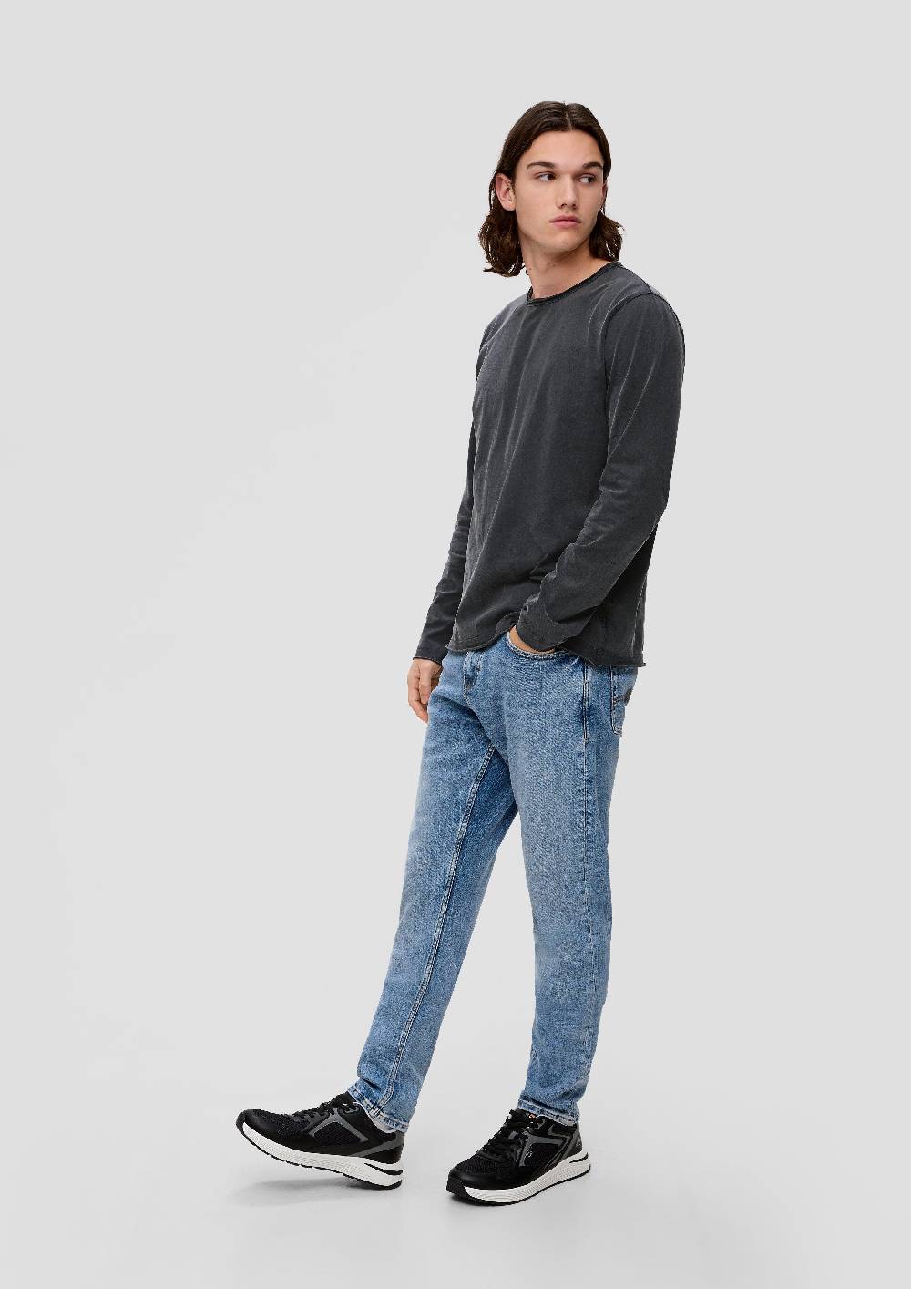s.Oliver Longsleeve mit Rollsäumen Fabrikpreis