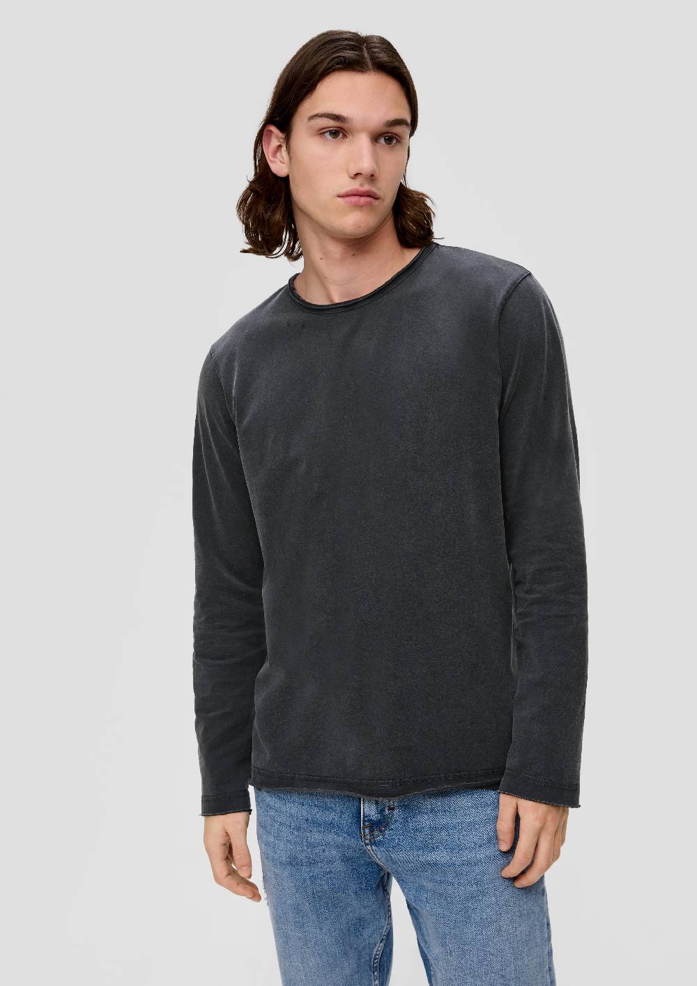 s.Oliver Longsleeve mit Rollsäumen Fabrikpreis