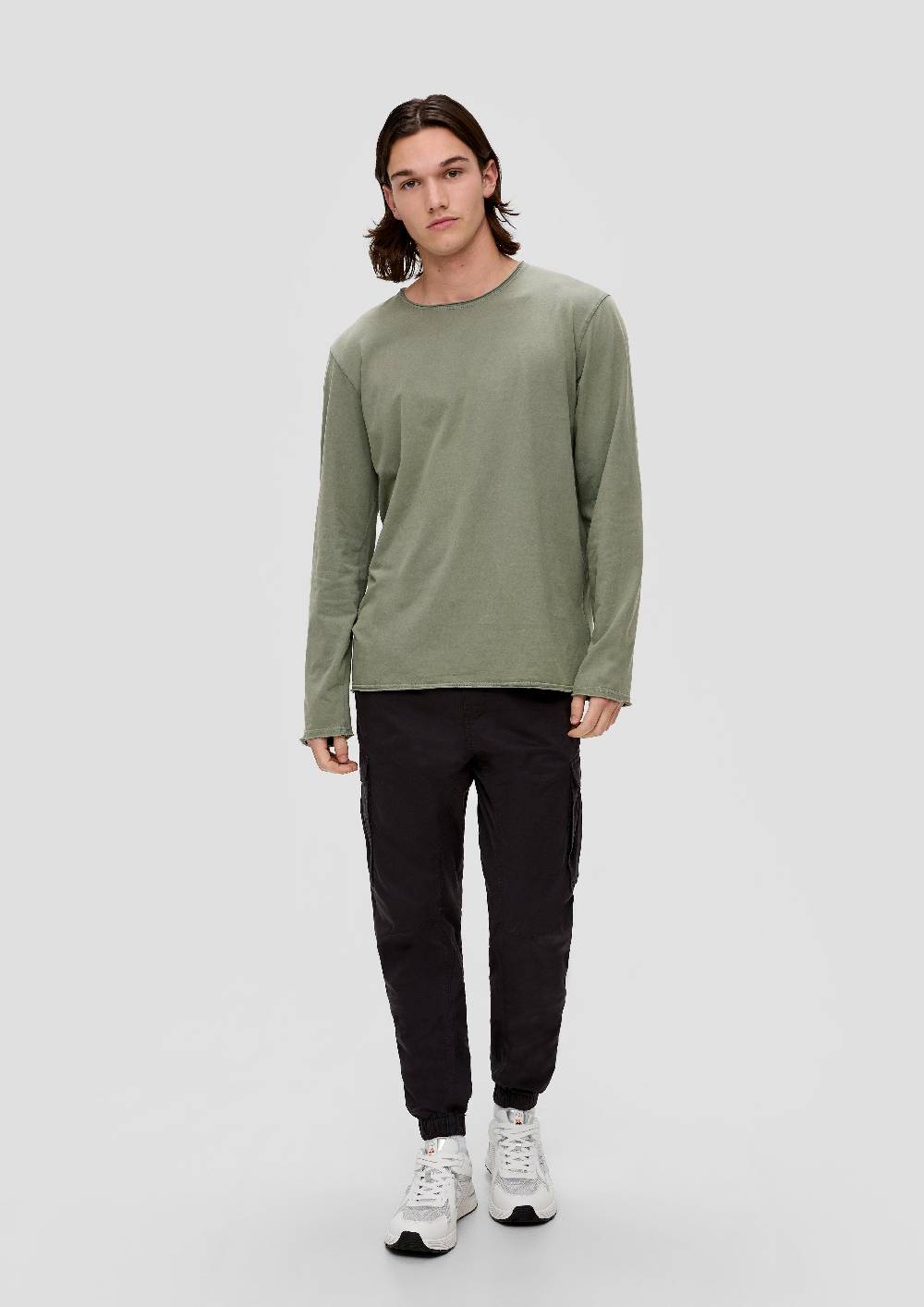 s.Oliver Longsleeve mit Rollsäumen Sonderangebot