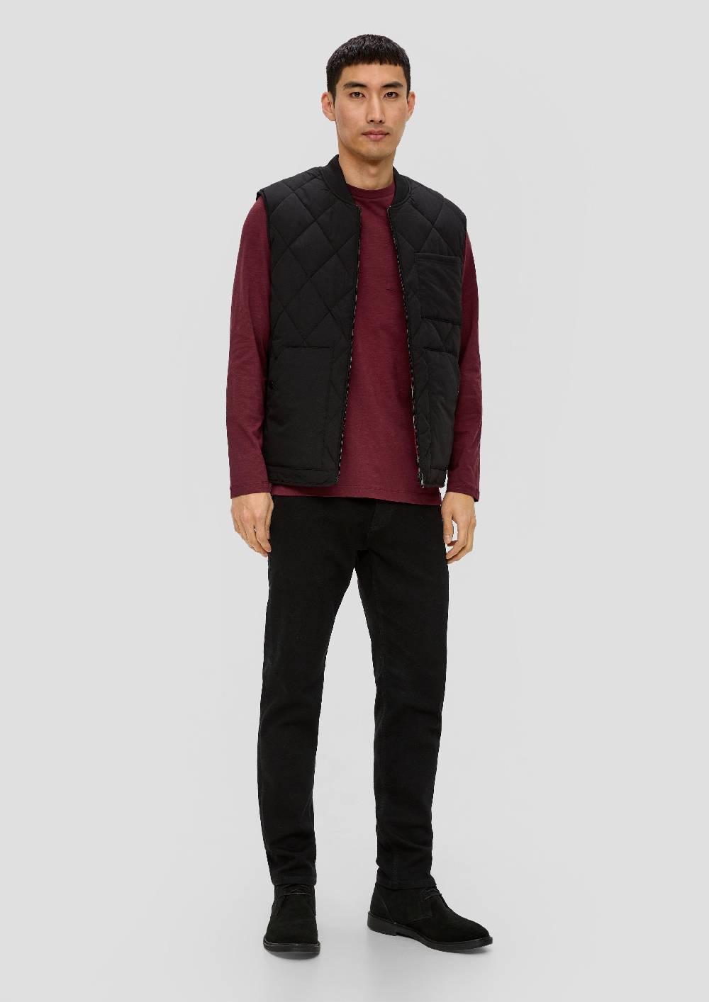 s.Oliver Longsleeve mit Flammgarnstruktur Rabatt