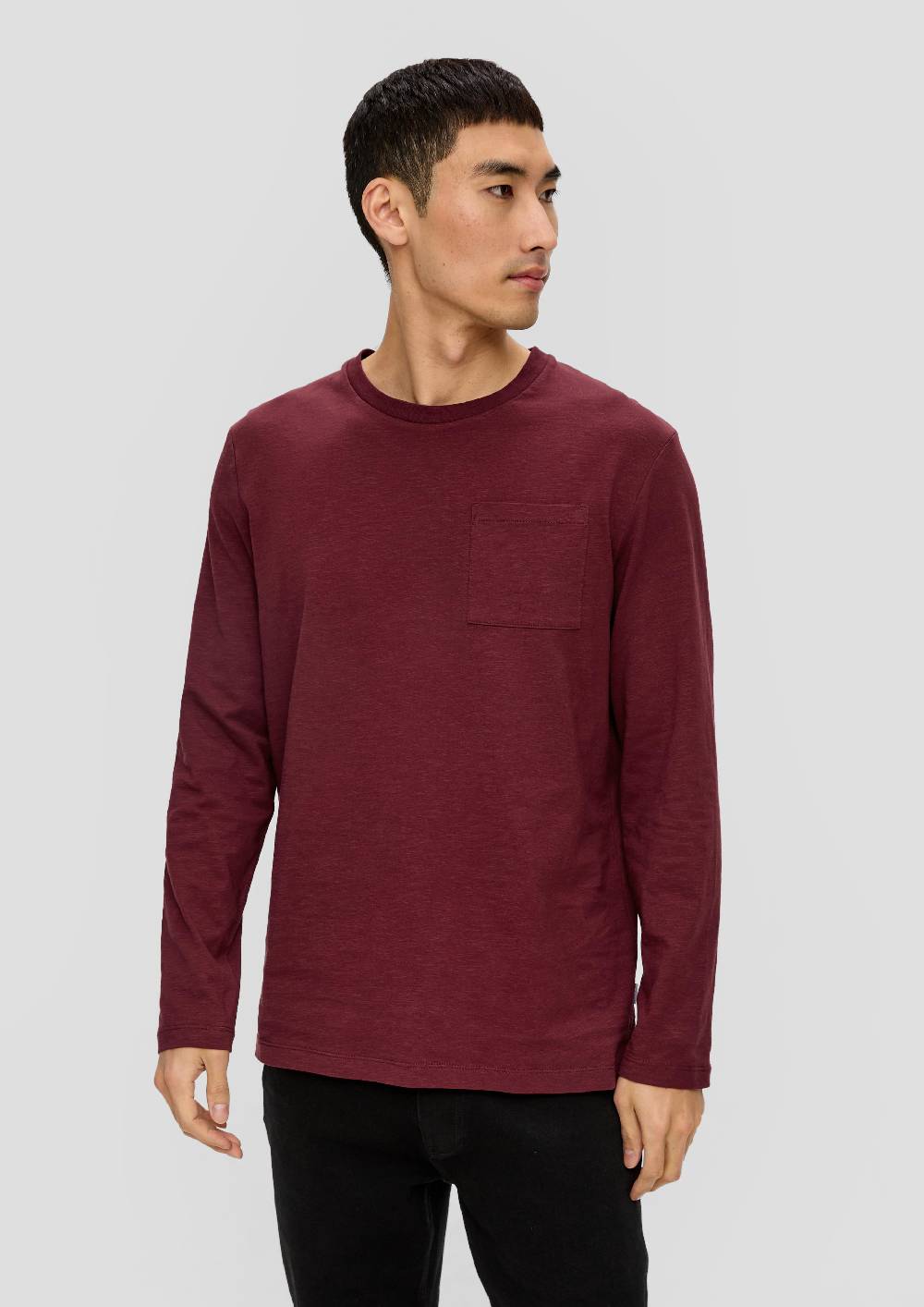 s.Oliver Longsleeve mit Flammgarnstruktur Rabatt