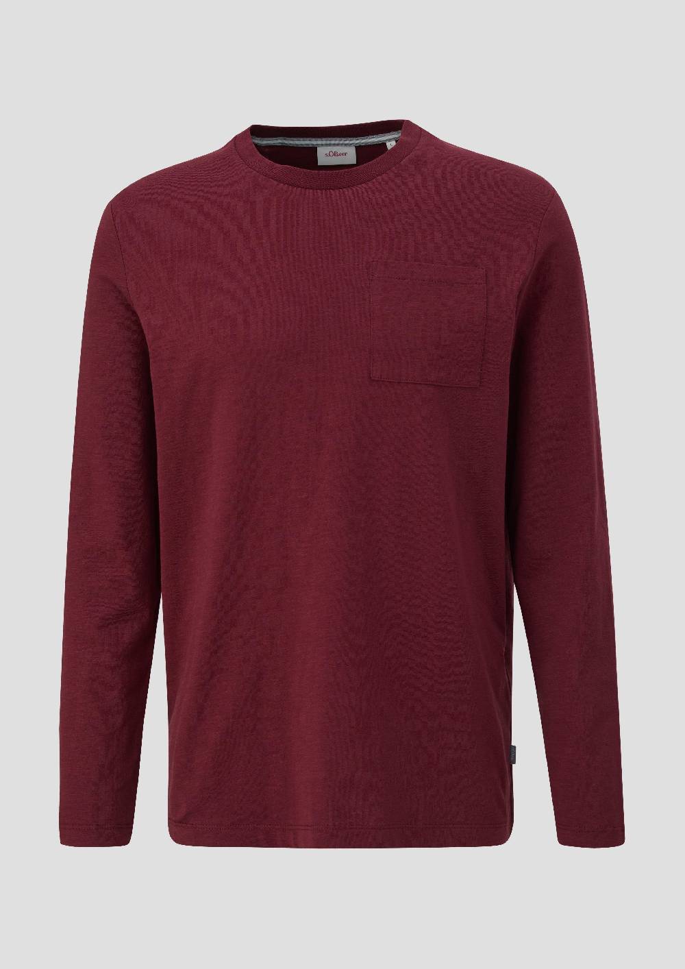 s.Oliver Longsleeve mit Flammgarnstruktur Rabatt