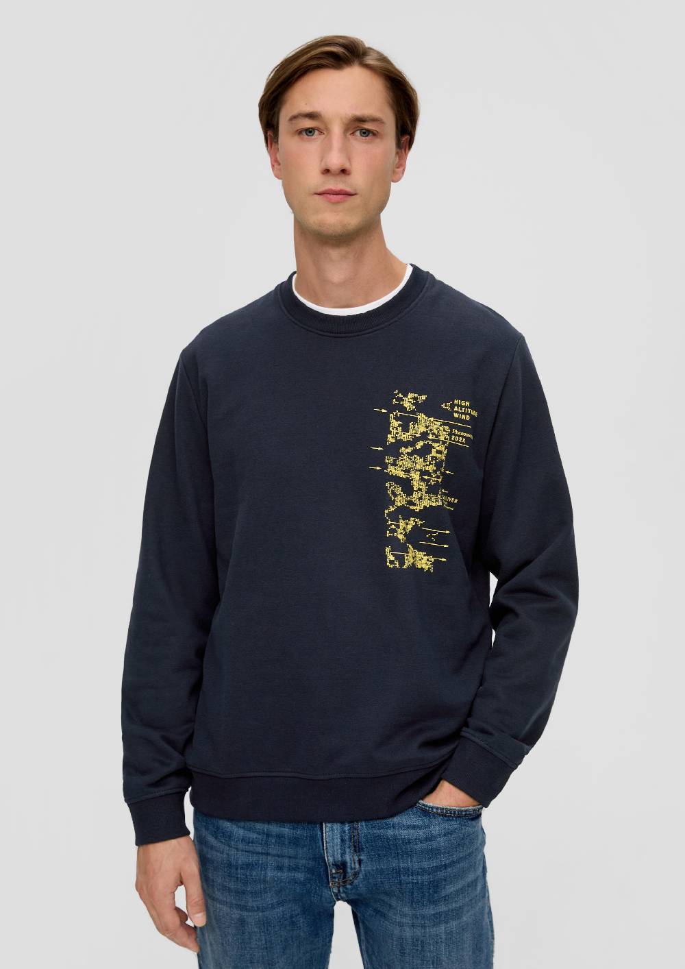 s.Oliver Sweatshirt mit Frontprint Versandkostenfrei